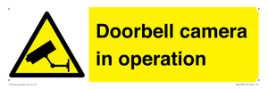 Doorbell camera in operation